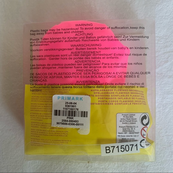 NEW 3 for $15 Primark Flamingo Cupholder - Picture 3 of 3